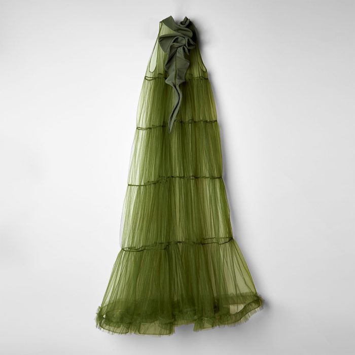 アンドレスド　ANDRESD layered cape dress Alice + Olivia Zenaida Maxi Cape Dress | Saks Fifth Avenue